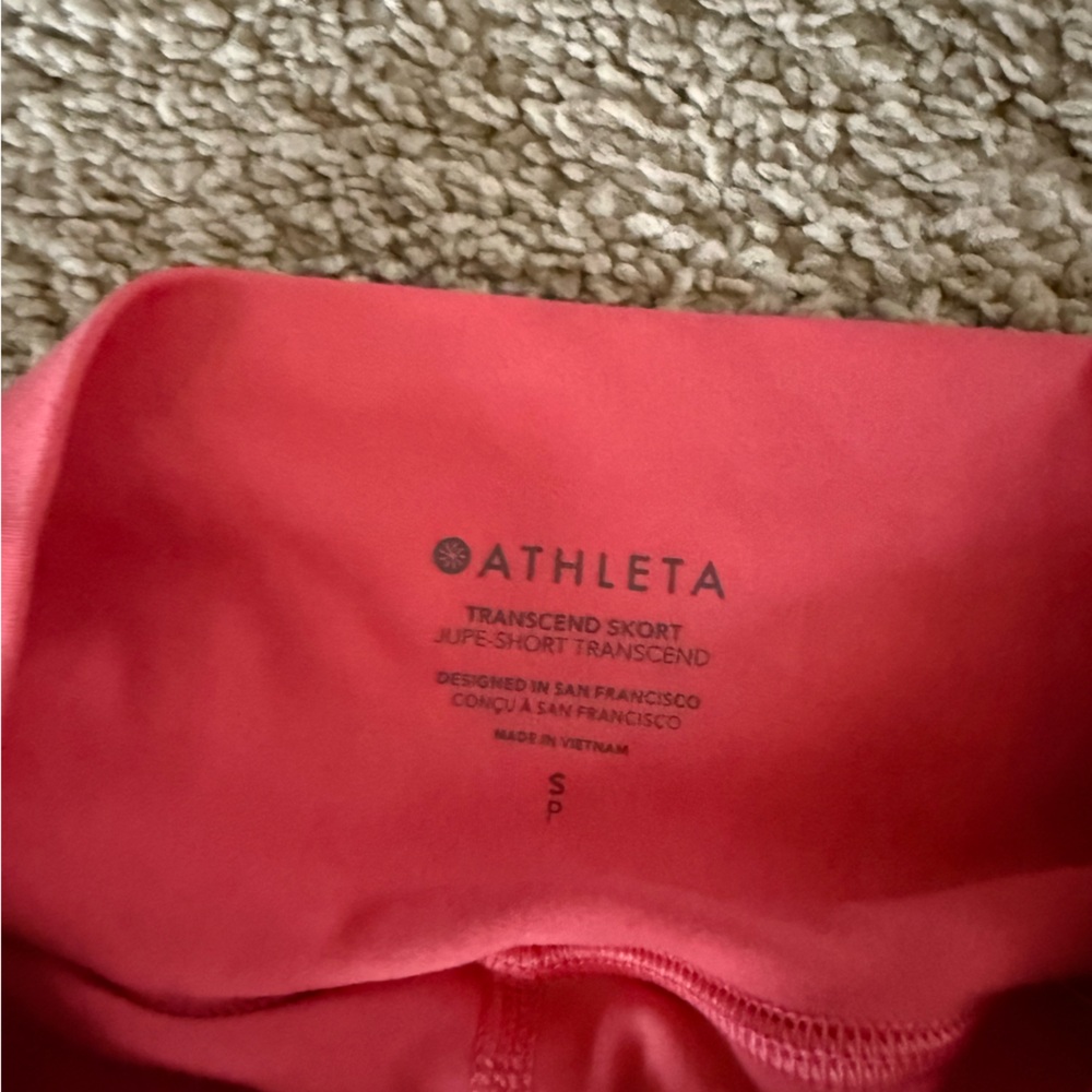 Athleta Coral Transcend Skort Skirt Activewear - Picture 2 of 2